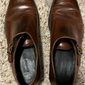 Stacy Adams Brown Leather Loafers